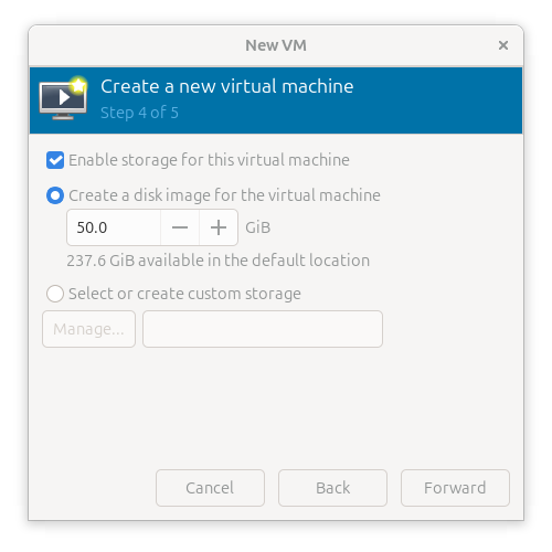 Virt-Manager Create